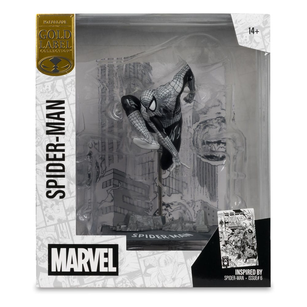 Marvel Collection PVC Statue 1/10 Spider-Man (Spider-Man #6)(Line Art)(Gold Label) 10 cm - Preorder - ETA: 09.09.2025