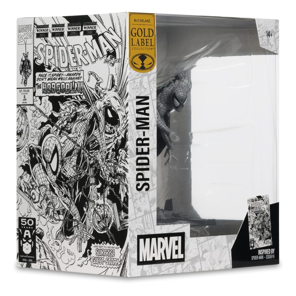 Marvel Collection PVC Statue 1/10 Spider-Man (Spider-Man #6)(Line Art)(Gold Label) 10 cm - Preorder - ETA: 09.09.2025