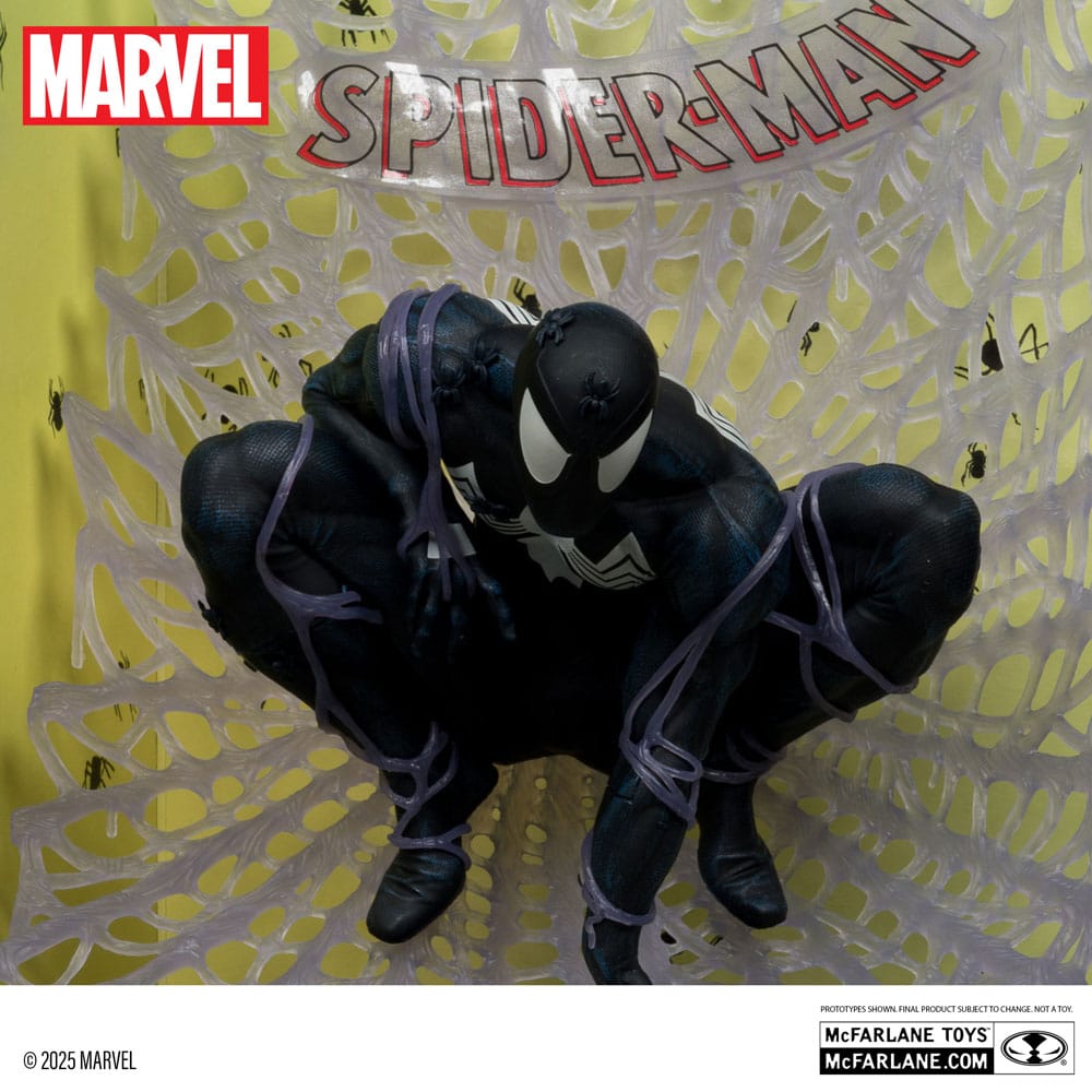 Marvel Collection PVC Statue 1/6 Spider-Man (Spider-Man #1)(Black Suit)(Chase) 15 cm - Versand: 5-7 Tage nach Bestellung