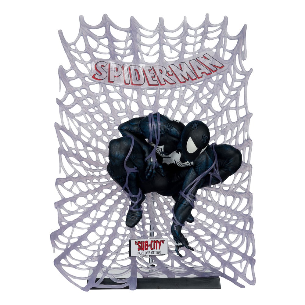 Marvel Collection PVC Statue 1/6 Spider-Man (Spider-Man #1)(Black Suit)(Chase) 15 cm - Versand: 5-7 Tage nach Bestellung