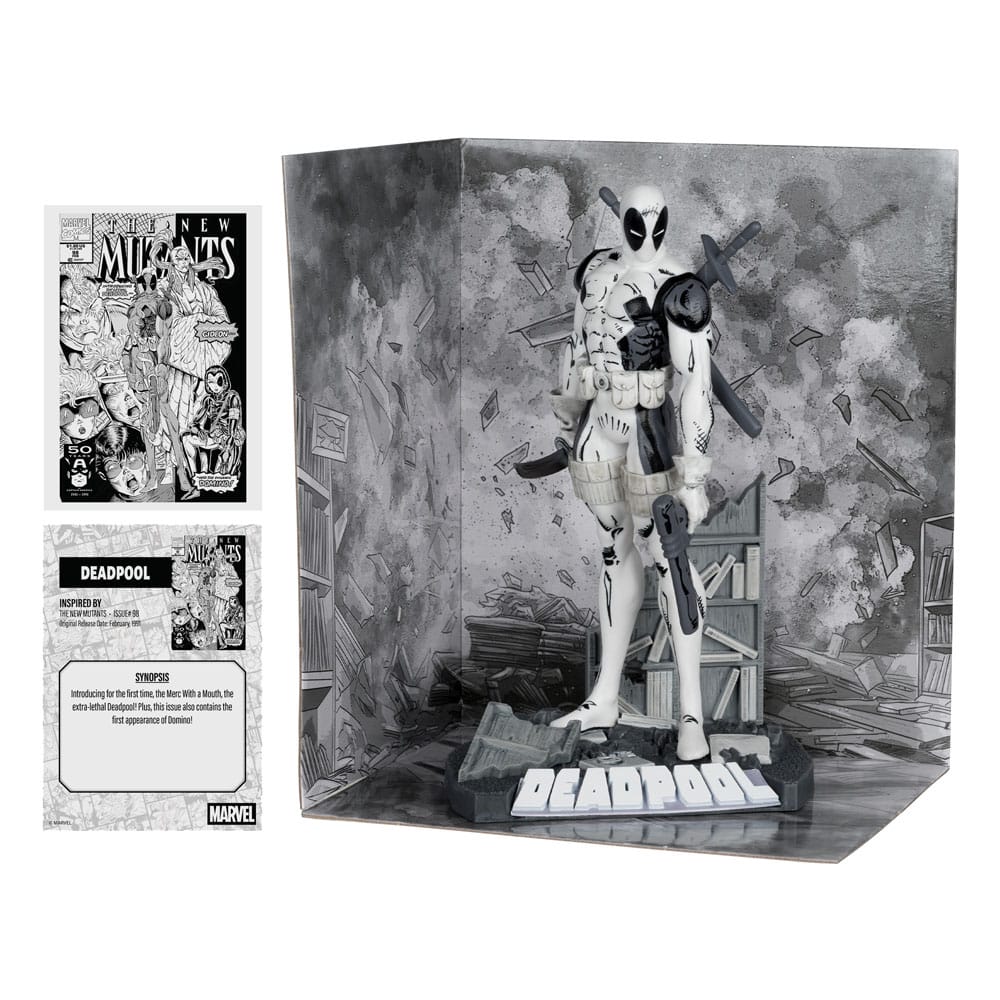 Marvel Collection PVC Statue 1/10 Deadpool (The New Mutants #98) (Line Art) (Gold Label) 17 cm - Preorder - ETA: 25.11.2025
