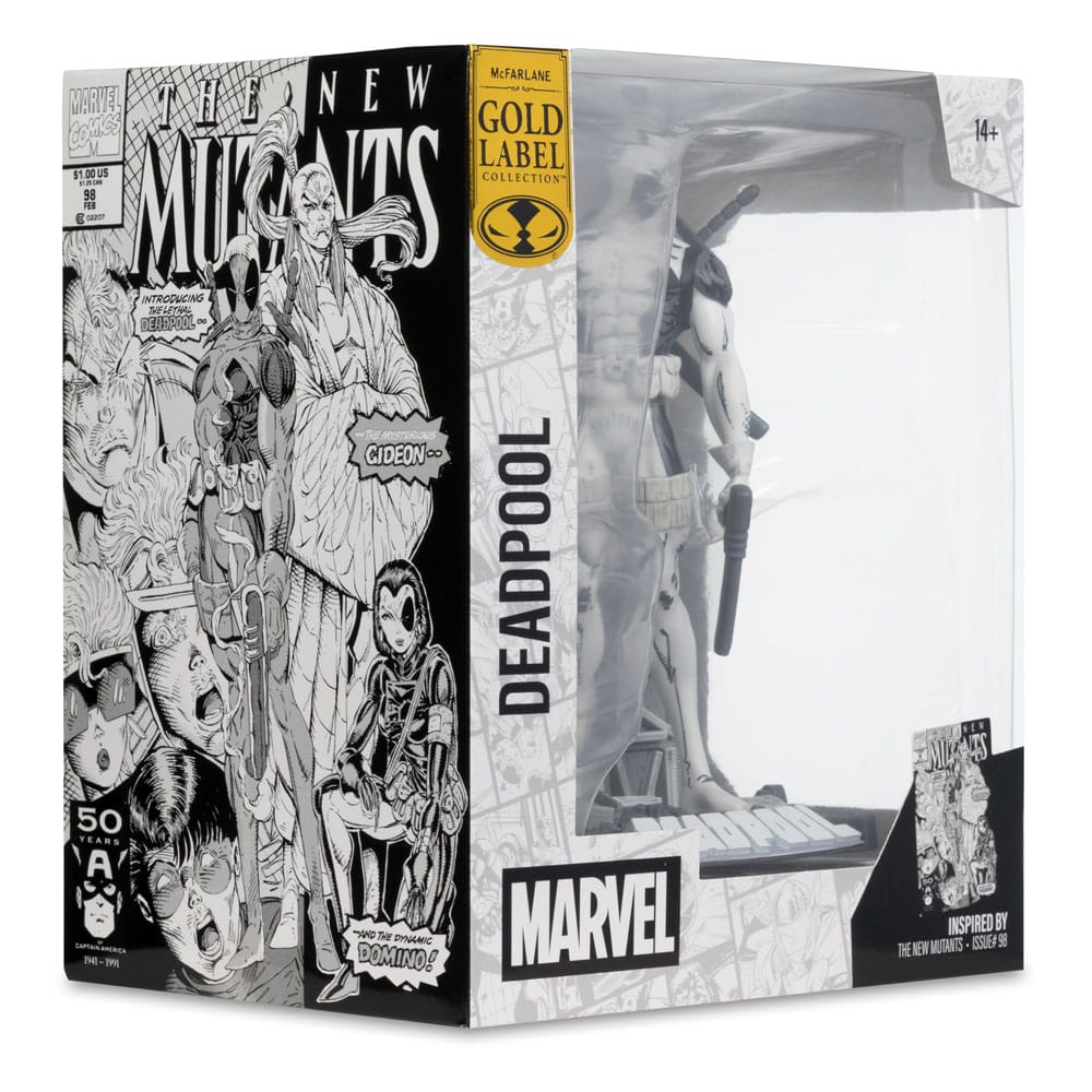 Marvel Collection PVC Statue 1/10 Deadpool (The New Mutants #98) (Line Art) (Gold Label) 17 cm - Preorder - ETA: 25.11.2025