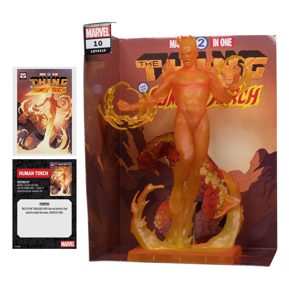 Marvel Collection PVC Statue 1/6 Human Torch (Marvel 2 in 1 #10) 29 cm - Versand: 5-7 Tage nach Bestellung