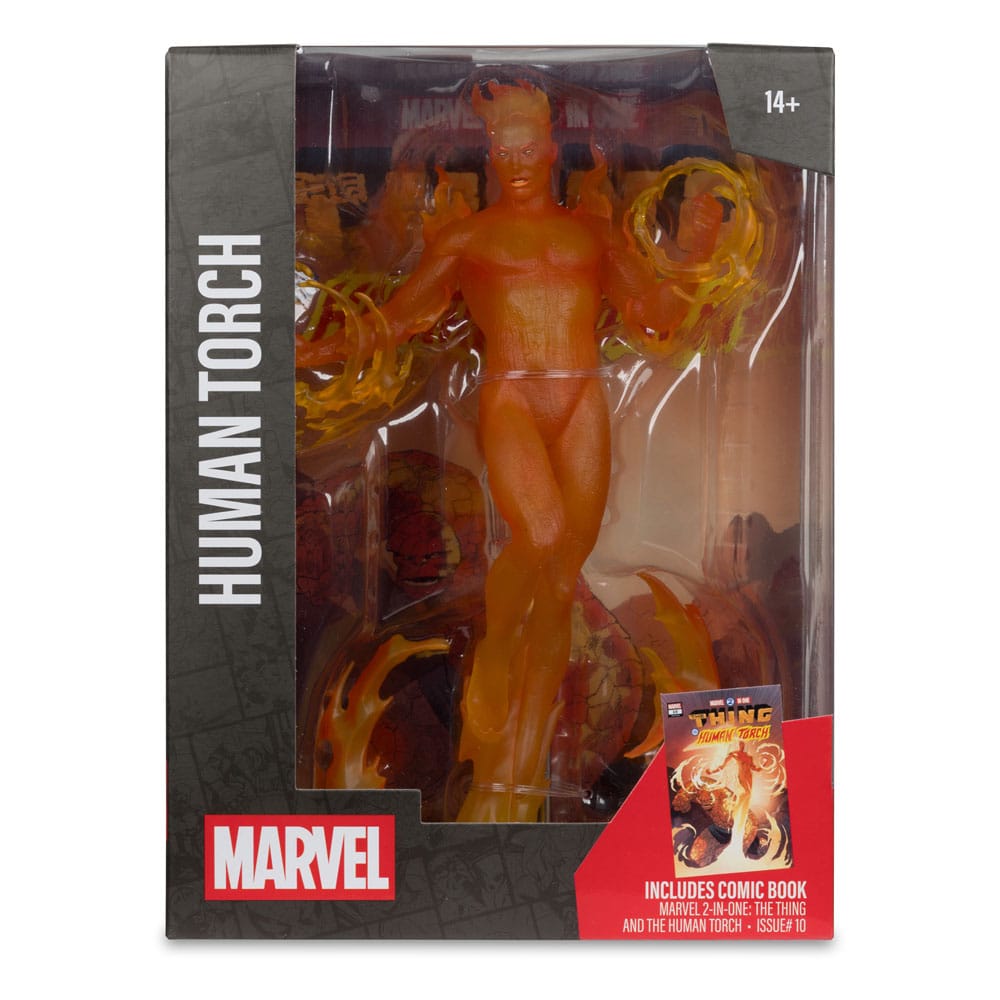 Marvel Collection PVC Statue 1/6 Human Torch (Marvel 2 in 1 #10) 29 cm - Versand: 5-7 Tage nach Bestellung