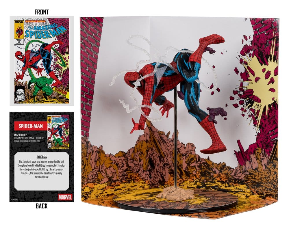 Marvel Collection PVC Figur 1/10 Spider-Man (The Amazing Spider-Man #318) 17 cm - Versand: 7 Tage nach Bestellung