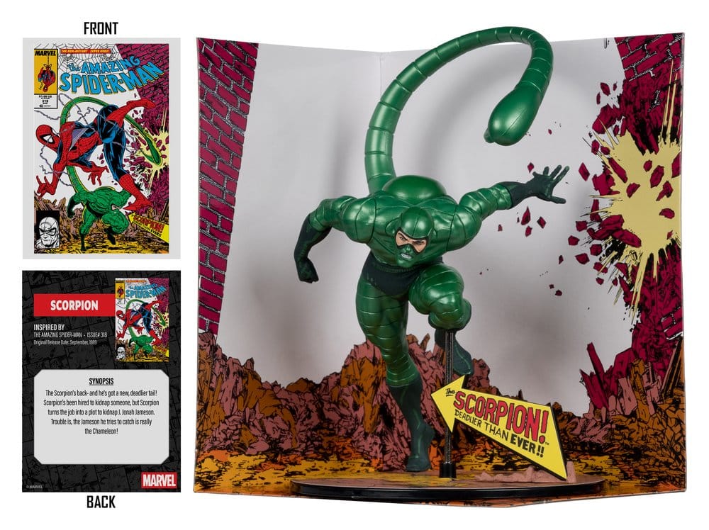 Marvel PVC Statue !/10 Scorpion (Metallic) (The Amazing Spider-Man #318) (Gold Label) 18 cm - Preorder - ETA: 01.08.2026