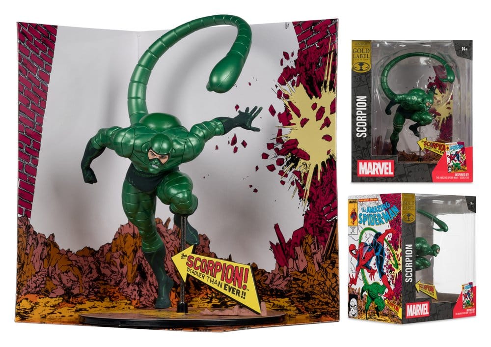 Marvel PVC Statue !/10 Scorpion (Metallic) (The Amazing Spider-Man #318) (Gold Label) 18 cm - Preorder - ETA: 01.08.2026