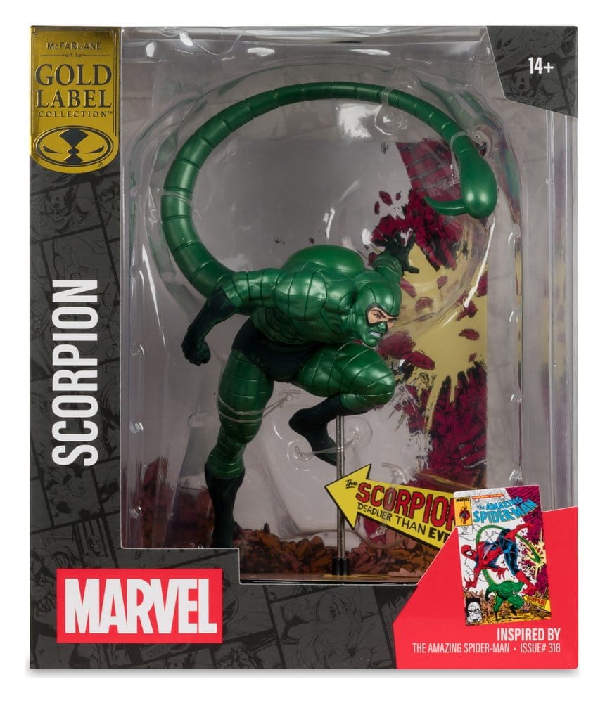 Marvel PVC Statue !/10 Scorpion (Metallic) (The Amazing Spider-Man #318) (Gold Label) 18 cm - Preorder - ETA: 01.08.2026