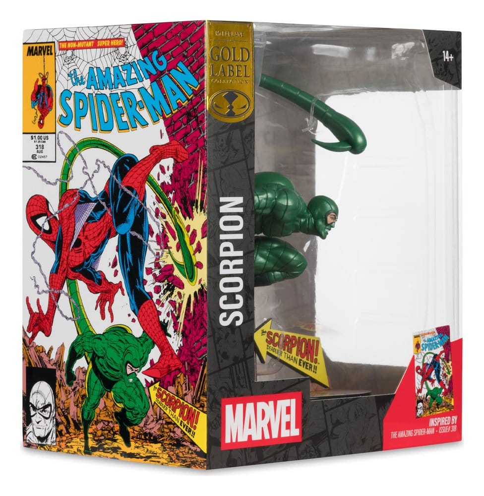 Marvel PVC Statue !/10 Scorpion (Metallic) (The Amazing Spider-Man #318) (Gold Label) 18 cm - Preorder - ETA: 01.08.2026