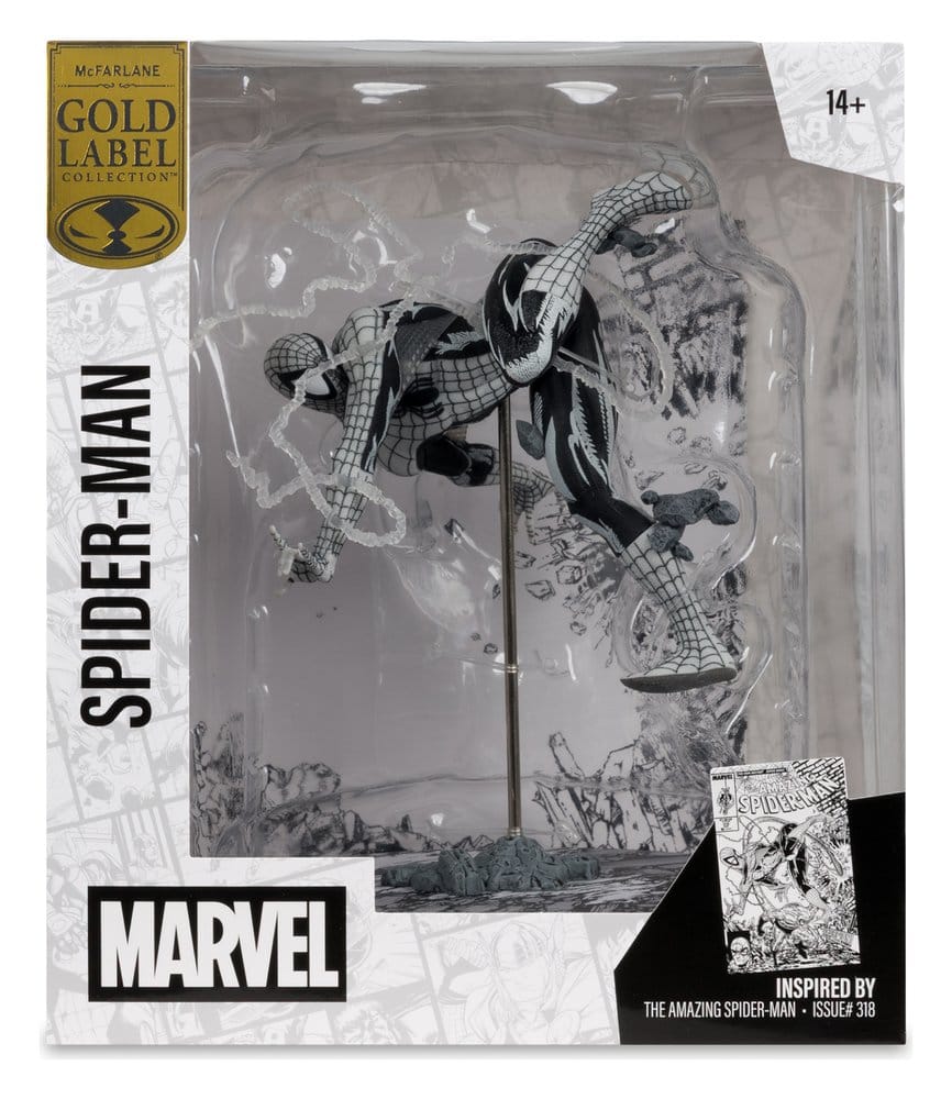 Marvel PVC Statue !/10 Spider-Man (Line Art) (The Amazing Spider-Man #318) (Gold Label) 17 cm - Preorder - ETA: 01.08.2026