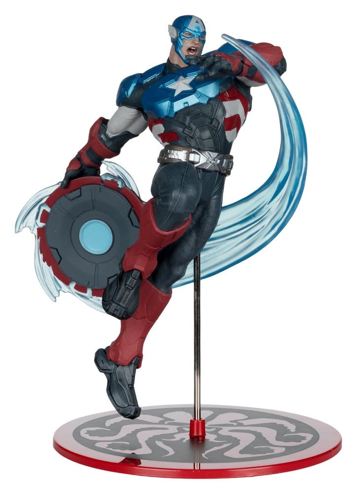 Marvel Rivals Collection 1/10 Actionfigur Captain America 20 cm  - Versand: 7 Tage nach Bestellung
