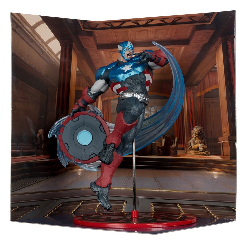 Marvel Rivals Collection 1/10 Actionfigur Captain America 20 cm  - Versand: 7 Tage nach Bestellung