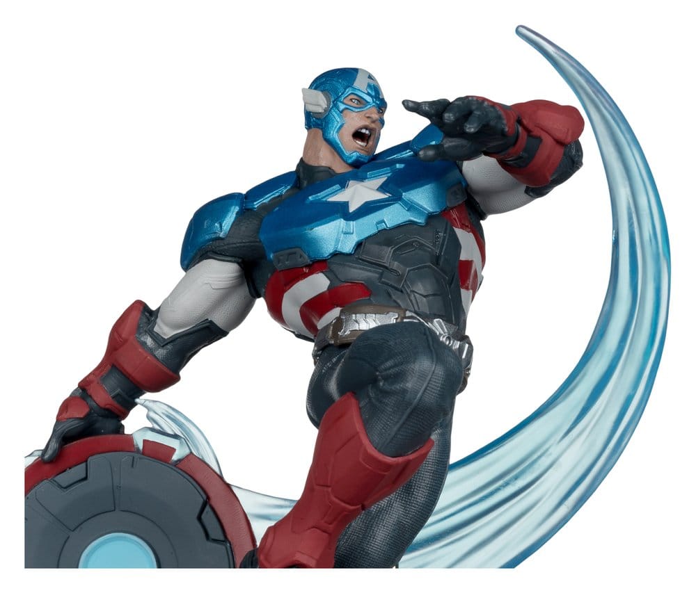 Marvel Rivals Collection 1/10 Actionfigur Captain America 20 cm  - Versand: 7 Tage nach Bestellung