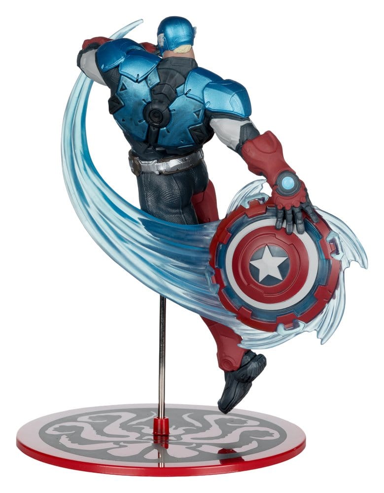 Marvel Rivals Collection 1/10 Actionfigur Captain America 20 cm  - Versand: 7 Tage nach Bestellung