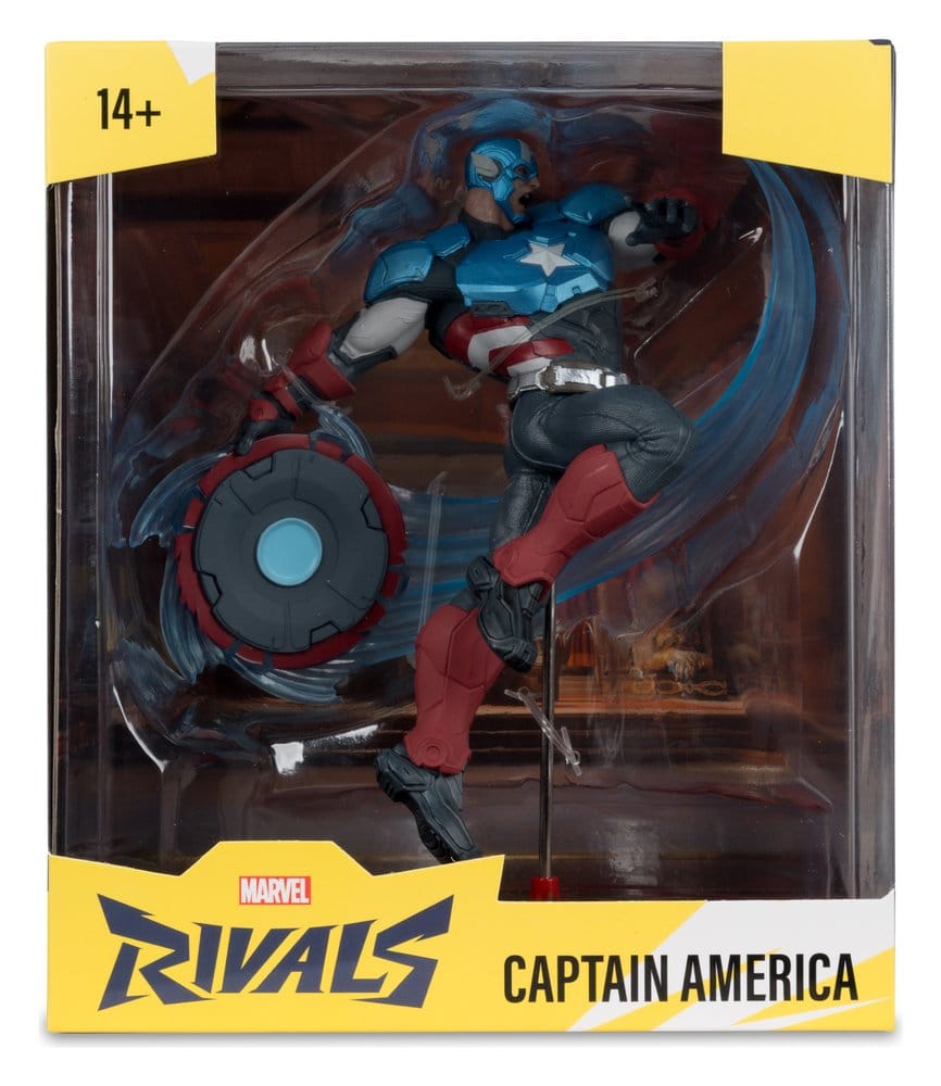 Marvel Rivals Collection 1/10 Actionfigur Captain America 20 cm  - Versand: 7 Tage nach Bestellung
