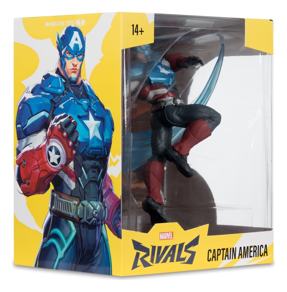 Marvel Rivals Collection 1/10 Actionfigur Captain America 20 cm  - Versand: 7 Tage nach Bestellung