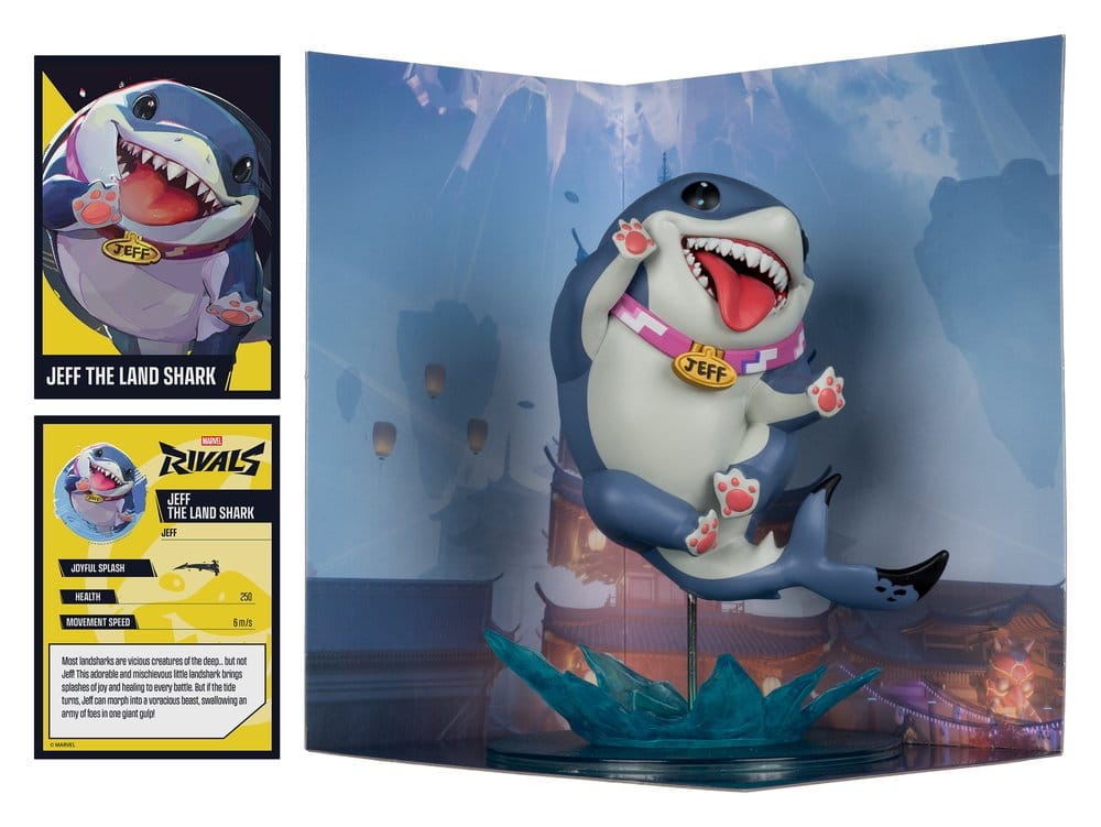 Marvel Rivals Collection Gamerverse 1/10 Actionfigur Jeff The Land Shark 20 cm  - Versand: 7 Tage nach Bestellung