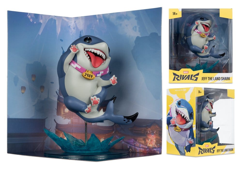 Marvel Rivals Collection Gamerverse 1/10 Actionfigur Jeff The Land Shark 20 cm  - Versand: 7 Tage nach Bestellung