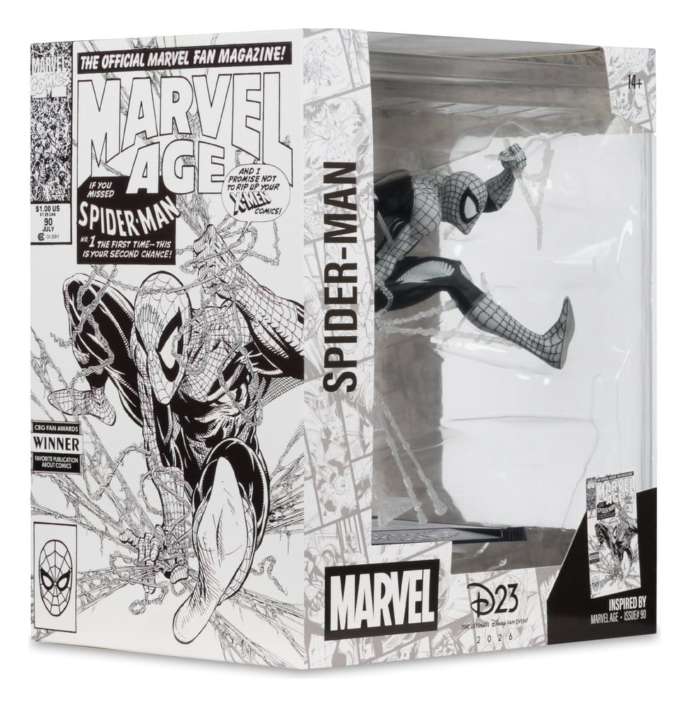 Marvel PVC Statue 1/10 Spider-Man (Marvel Age #90) (Line Art) 18 cm - Preorder - ETA: 01.08.2026