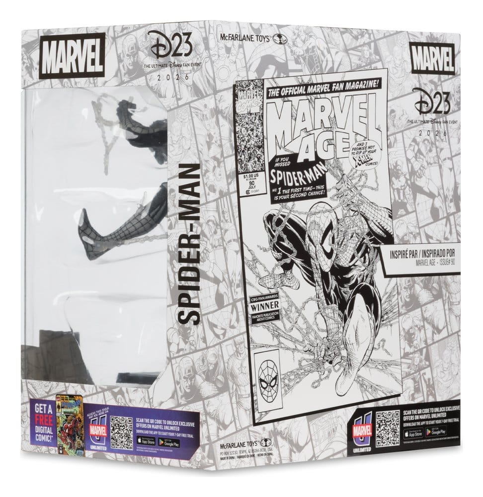 Marvel PVC Statue 1/10 Spider-Man (Marvel Age #90) (Line Art) 18 cm - Preorder - ETA: 01.08.2026