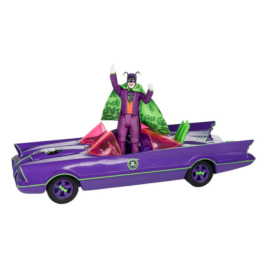 DC Retro Actionfigur und Fahrzeug Batman 66 Batmobil with Joker (Gold Label) - Versand: 5-7 Tage nach Bestellung