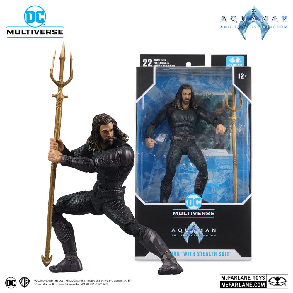 Aquaman and the Lost Kingdom DC Multiverse Actionfigur Aquaman with Stealth Suit 18 cm - sofort lieferbar