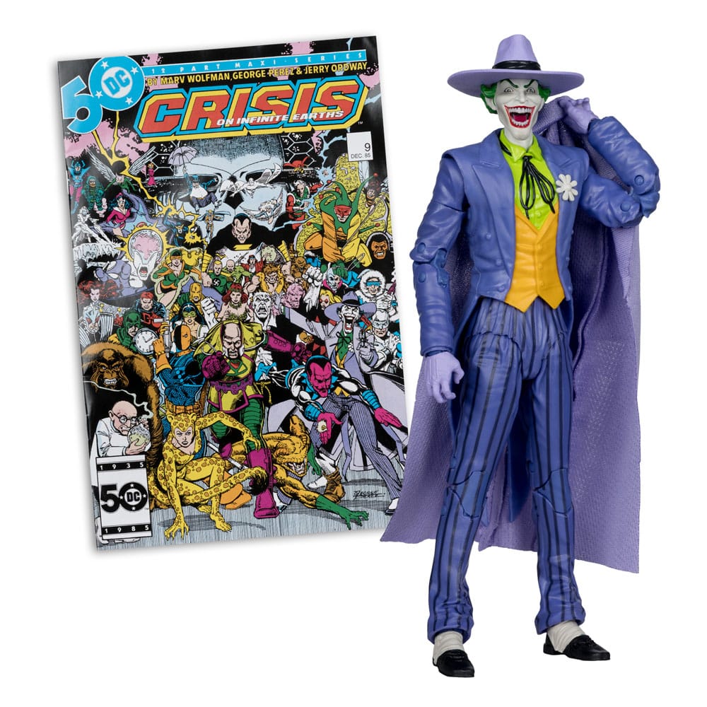 DC Direct Page Punchers Actionfigur The Joker (Crisis on Infinite Earths) 18 cm - Preorder - ETA: 03.11.2025
