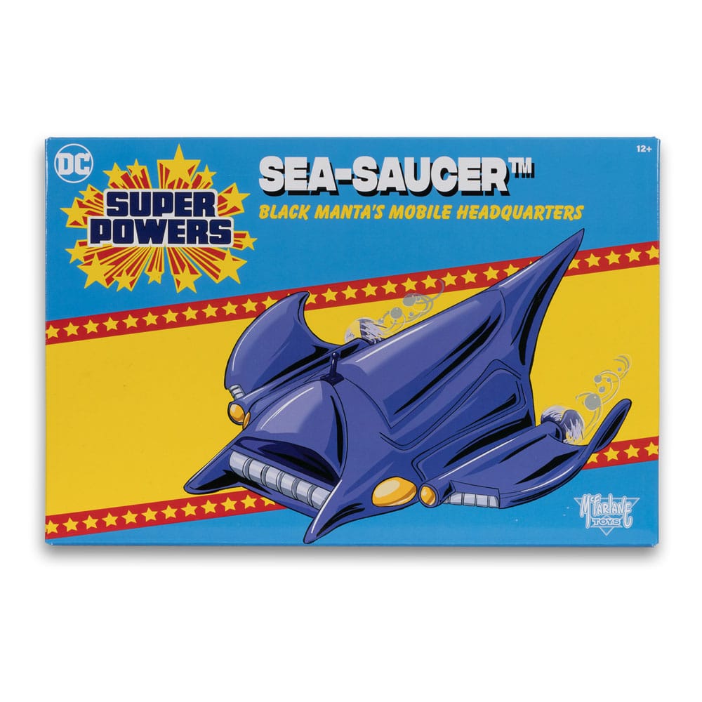 DC Direct Super Powers Fahrzeug Black Manta Sea Saucer 10 cm  - Versand: 5-7 Tage nach Bestellung