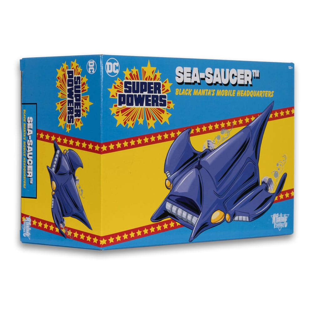 DC Direct Super Powers Fahrzeug Black Manta Sea Saucer 10 cm  - Versand: 5-7 Tage nach Bestellung