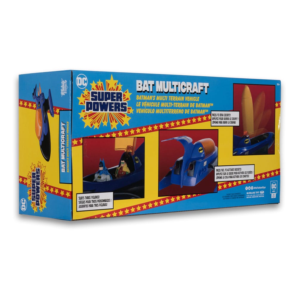 DC Direct Super Powers Fahrzeug The Bat Multicraft 10 cm  - Versand: 5-7 Tage nach Bestellung