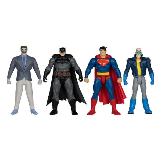 DC Direct Page Punchers Actionfiguren 4er-Pack Batman & Son of Batman & Superman & Joker 7 cm - Versand: 5-7 Tage nach Bestellung