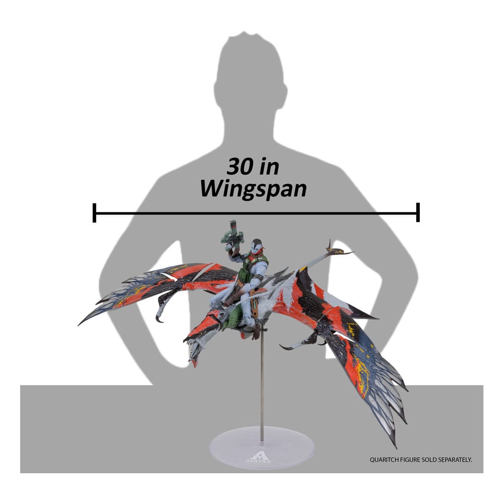Avatar: Fire and Ash Actionfigur Quaritch's new Banshee - Versand: 7 Tage nach Bestellung