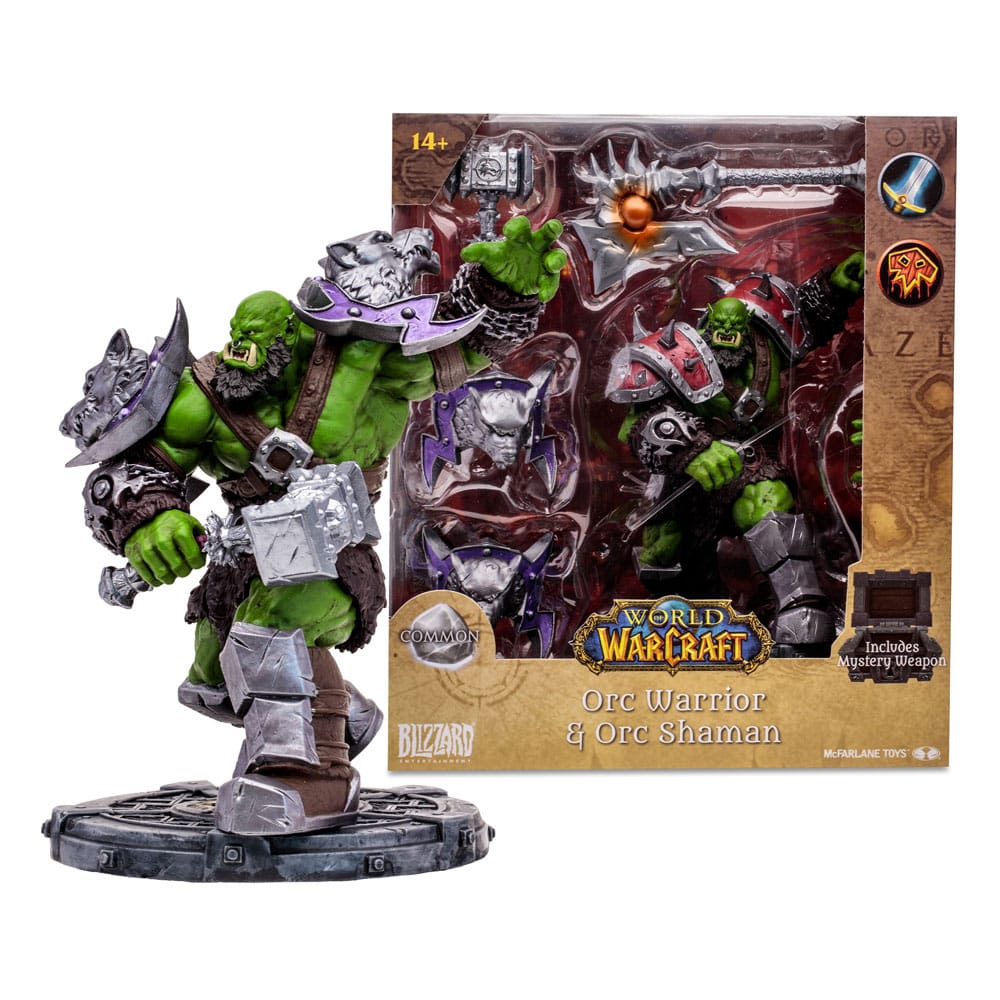 World of Warcraft Actionfigur Orc: Shaman / Warrior 15 cm - Preorder - ETA: 06.01.2026