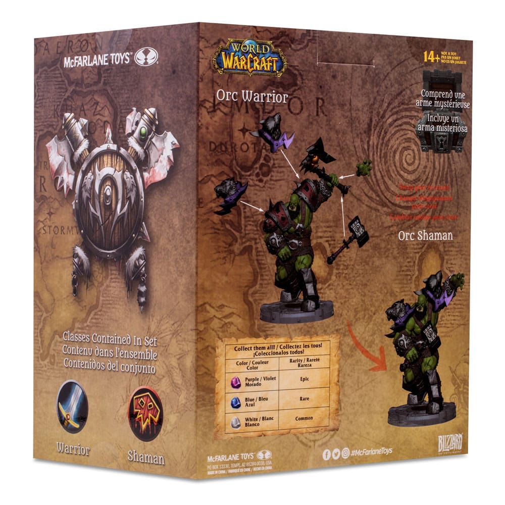World of Warcraft Actionfigur Orc: Shaman / Warrior 15 cm - Preorder - ETA: 06.01.2026