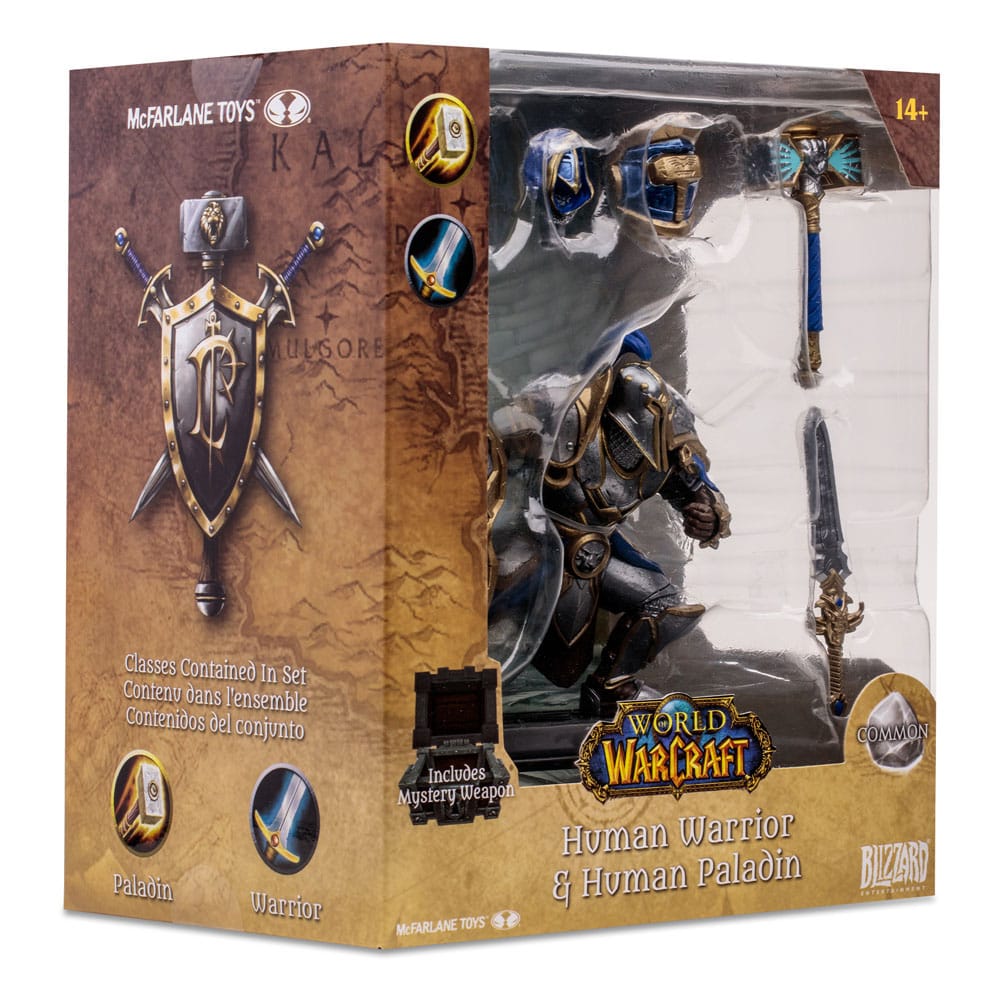World of Warcraft Actionfigur Human: Paladin / Warrior 15 cm - Preorder - ETA: 06.01.2026