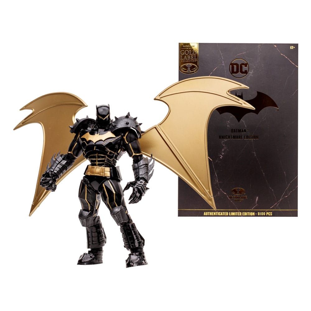 DC Multiverse Actionfigur Batman (Hellbat) (Knightmare) (Gold Label) 18 cm - Versand: 5-7 Tage nach Bestellung
