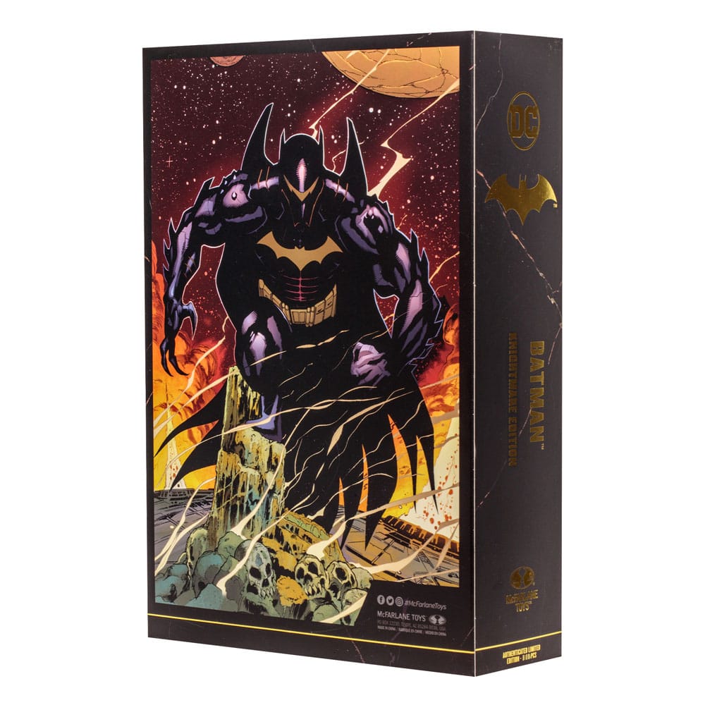 DC Multiverse Actionfigur Batman (Hellbat) (Knightmare) (Gold Label) 18 cm - Versand: 5-7 Tage nach Bestellung