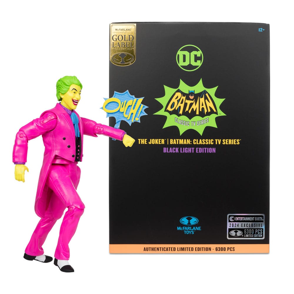 DC Multiverse Actionfigur BM66 The Joker (Black Light) (Gold Label) 18 cm - Versand: 5-7 Tage nach Bestellung