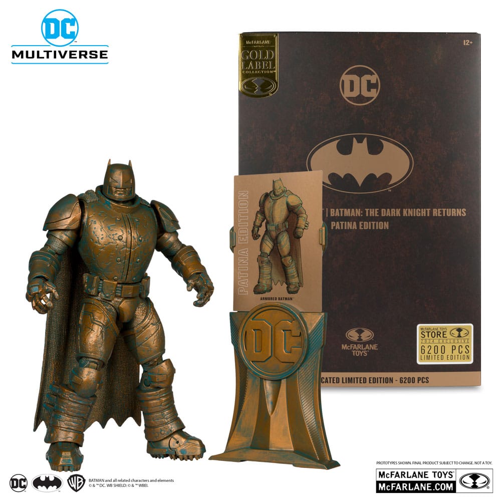 DC Multiverse Actionfigur Armored Batman (Batman: The Dark Knight Returns) Patina Edition (Gold Label) 18 cm - Versand: 5-7 Tage nach Bestellung