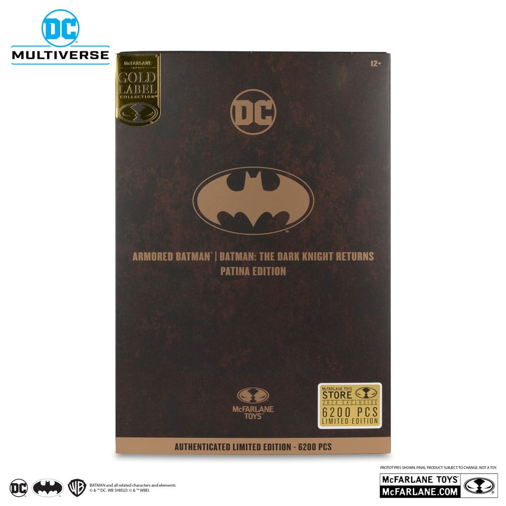 DC Multiverse Actionfigur Armored Batman (Batman: The Dark Knight Returns) Patina Edition (Gold Label) 18 cm - Versand: 5-7 Tage nach Bestellung