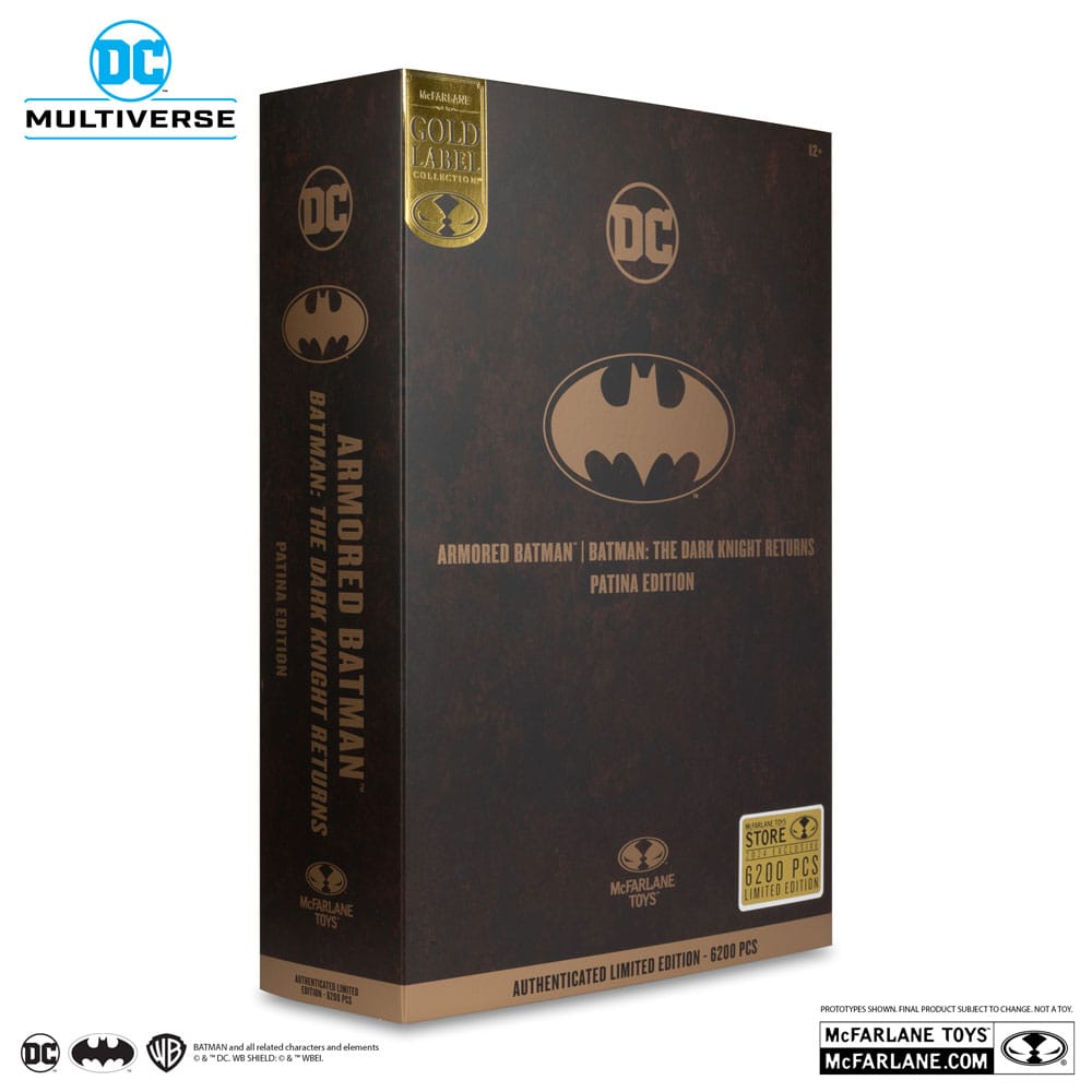 DC Multiverse Actionfigur Armored Batman (Batman: The Dark Knight Returns) Patina Edition (Gold Label) 18 cm - Versand: 5-7 Tage nach Bestellung