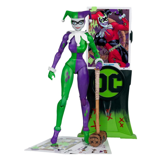 DC Multiverse Actionfigur Harley Quinn (DC Classic) Jokerized (Gold Label) 18 cm - Versand: 5-7 Tage nach Bestellung