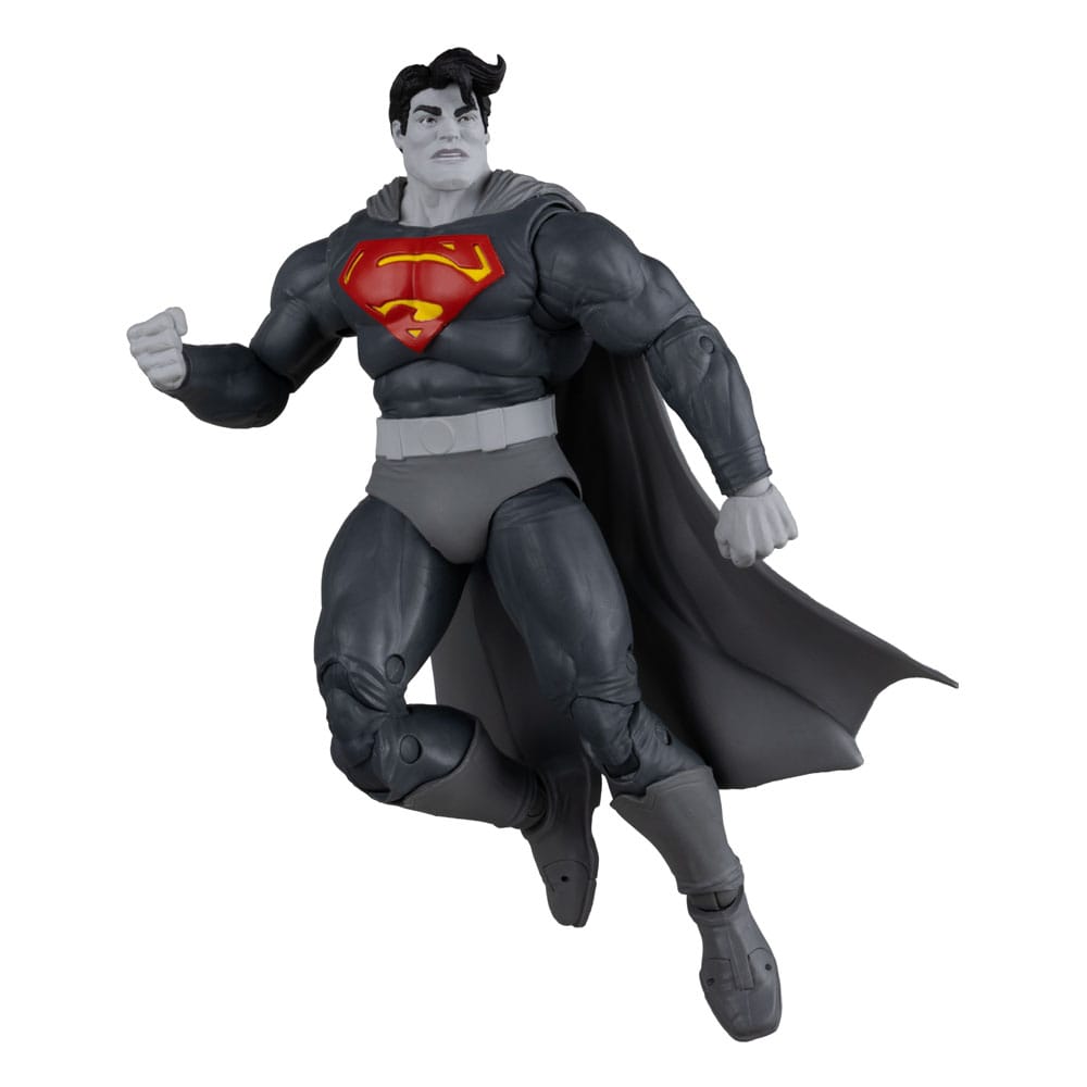 DC Multiverse Actionfigur Superman (The Dark Knight Returns) (Black & White Accent Edition) (Gold Label) 18 cm - Versand: 7 Tage nach Bestellung