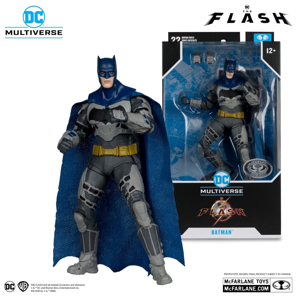 The Flash DC Multiverse Actionfigur Batman (Platinum Edition) 18 cm - Versand: 5-7 Tage nach Bestellung