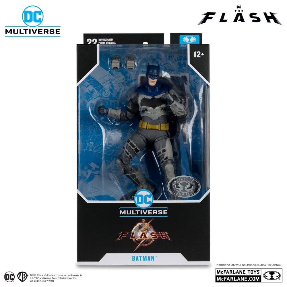 The Flash DC Multiverse Actionfigur Batman (Platinum Edition) 18 cm - Versand: 5-7 Tage nach Bestellung