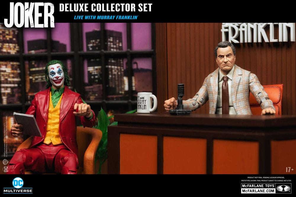 Joker DC Multiverse (Joker Movie) Deluxe Colllector Actionfigur The Joker (Live with Murray Franklin) Limited Edition 18 cm - Versand: 5-7 Tage nach Bestellung