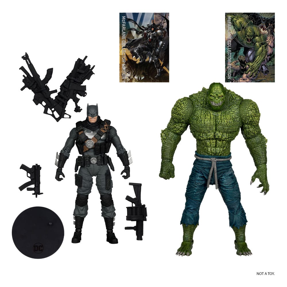 DC Multiverse McFarlane Collector Edition Actionfiguren 2er-Pack #03 Batman vs. Killer Croc 18 cm - Versand: 5-7 Tage nach Bestellung