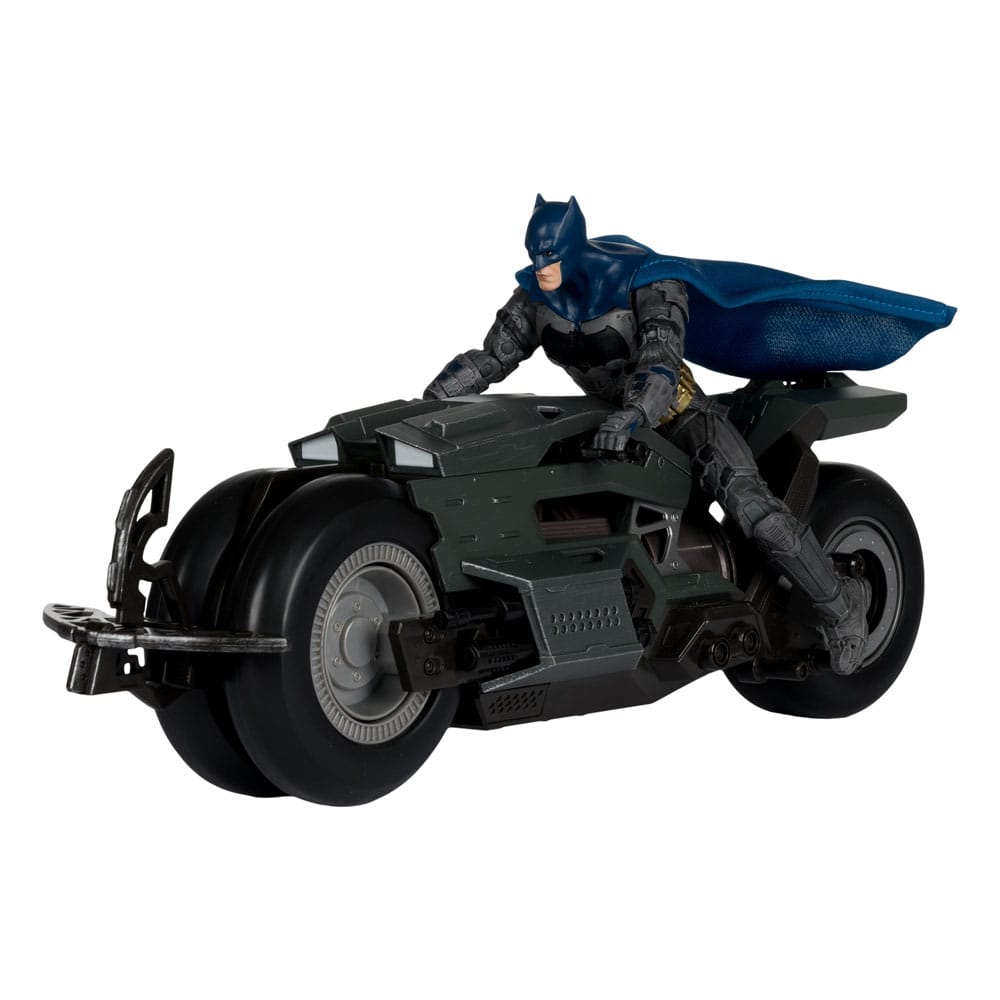 The Flash DC Multiverse Fahrzeug Batcycle with Batman  - Preorder - ETA: 25.11.2025