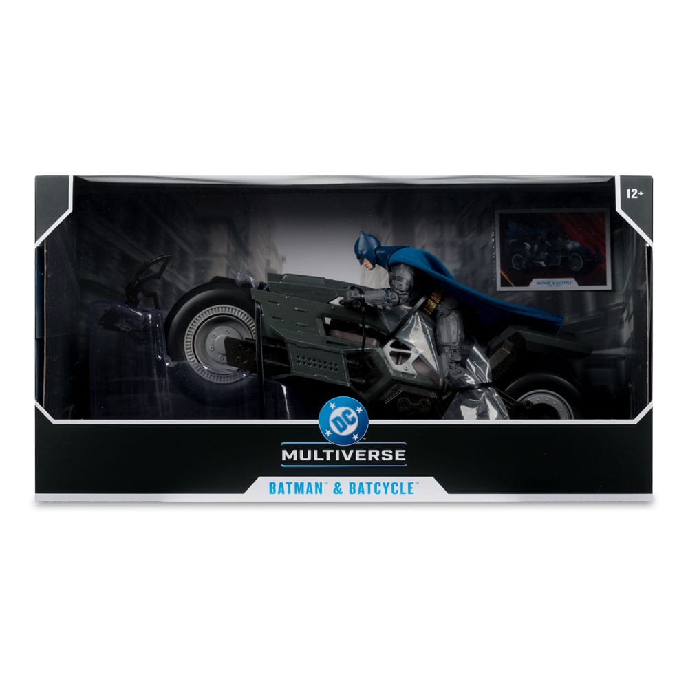 The Flash DC Multiverse Fahrzeug Batcycle with Batman  - Preorder - ETA: 25.11.2025