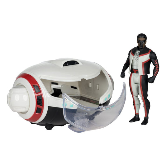 Superman (2025) DC Direct Super Powers Actionfigur mit Fahrzeug Mr. Terrific & T-Craft - Versand: 5-7 Tage nach Bestellung